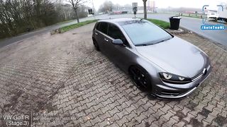 489HP VW GOLF R MK7 sur AUTOBAHN