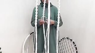 Hanging chair making