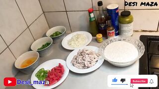 Chicken fried rice | Chicken fried rice recipe | Fried rice recipe