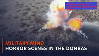 Horror scenes in the Donbas