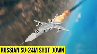 Ukrainian Air Force have shot down a Russian Su-24M bomber