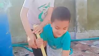 Bacha log safai day
