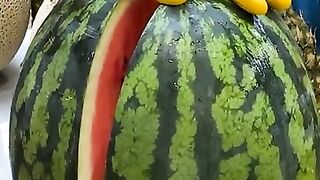 Fruit cutting skills _ Korean street food
