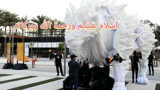 Woow dubai street lion walk you never seen first | Yasir Pardesi Vlogs