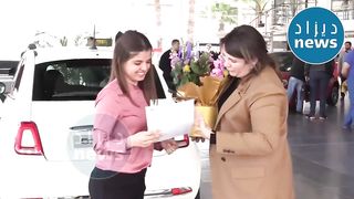 first girl happy  she get fiat 500
