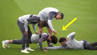 Funny moments in football training. Ronaldo, Neymar, Messi, Salah, Mbappe, Marcelo and more..