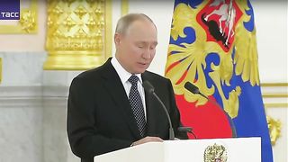 Владимир Путин на церемонии вручения верительных грамот