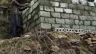 Construction on mountains