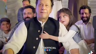 Imran khan and cute baby girl