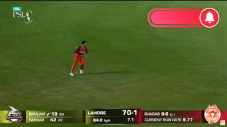 Lahore qallander vs Islamabad United fakhar zaman strong batting 6 6 6 6 2023