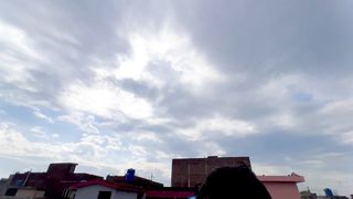 Beautiful amazing  rainy weather