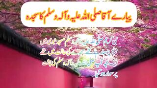 پیارے آقاﷺ کا سجدہ