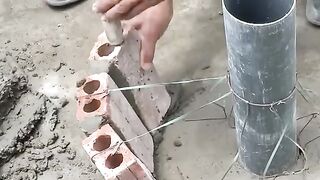 Constructing a mini hydroelectric dam with a turbine system