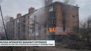 Russian forces intensify attacks in the key eastern city Bakhmut