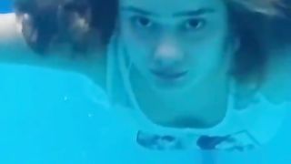 Miss Wow swimming at Pole