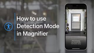 How to use Detection Mode in Magnifier on iPhone or iPad with LiDAR | Apple Support