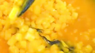 The Bamboo! ???? My take on the delicious Thai dessert -Mango sticky Rice- ! it's so good!