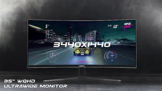 Sceptre 35 Inch Curved UltraWide 21: 9 LED Creative Monitor QHD 3440x1440 Frameless AMD Freesync