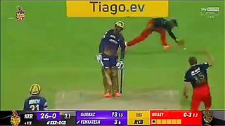 David Willey on fire