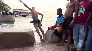The emotional moments with the African