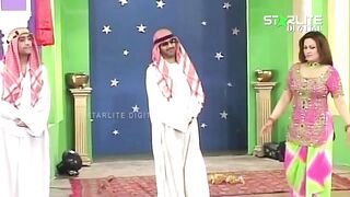 Zafri Khan and Nargis with Sajan Abbas and Naseem Vicky full comedy stage drama