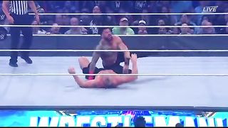 FULL MATCH — Brock Lesnar vs. Roman Reigns — Winner Take All Title Unification Match: WM 38 2