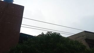 Beautiful rainy weather