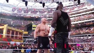 WWE WrestleMania 2023 Brock Lesnar vs Omos
