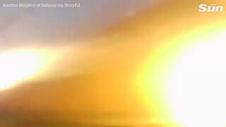 Russia strikes bridge support and falsely claims it was Ukrainian troops in barge