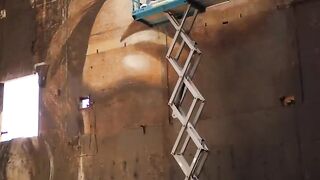 Австралийский уличный художник Роне.