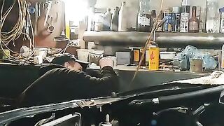 Запресовка поршня