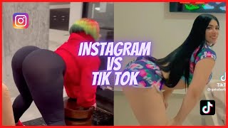 Tik tok  video vs instgarm  video battal