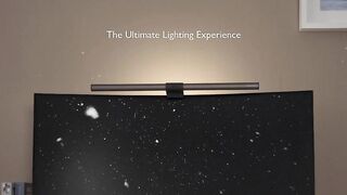 BenQ ScreenBar Halo LED Monitor Light/Lamp with Wireless Controller/Adjustable Brightness
