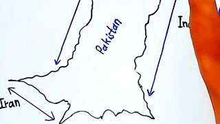 pakistan border area mape earth