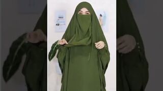 jilbab ✨ niqab girls || hijab girls Whatsapp status by RaiqaNoor #shorts