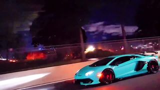 Speeding under the night, let your blood boil!