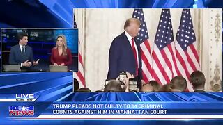Donald Trump addresses the United States from Mar-a-Lago home