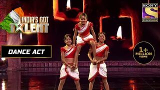 This Trio Delivers An Acrobatic Act On "Dola Re" | India's Got Talent Season 8