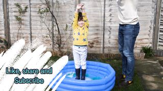 Science with kids: How To Make Giant Soap Bubbles At Home And Get Inside