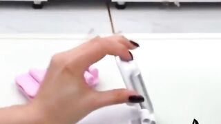 Folding desktop phone stand