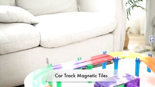 beautiful kid playing his toys Room