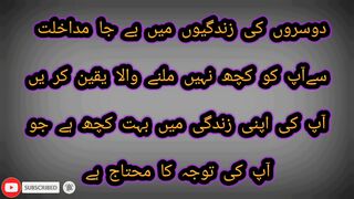 دوسروں کی زندگیوں میں بے جا مداخلت سے آپ کو کچھ نہیں ملنے والا