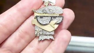 Real Gold & Real Diamond Dexter Pendant
