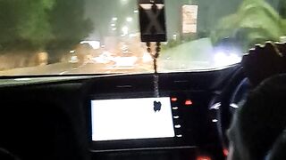 Roads in Lahore at night