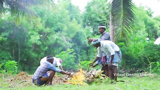 FULL_CHICKEN_ROAST___Whole_Fried_Chicken_Recipe_Cooking_in_village___Free_Range_Chicken_Recipe