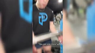 power girl in gym