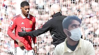 Marcus Rashford injury vs Everton | Man Utd vs Everton | 2-0 |