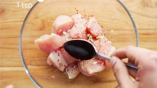 Yummy Chicken Shashlik With Gravy Recipe