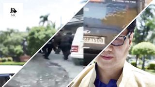 Kiren Rijiju Car Accident video, Union minister Kiren Rijiju's car meets with accident in J&K..