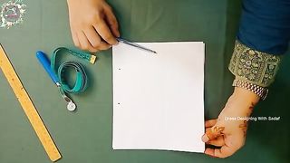 Best_5_Neck_Designs_Cutting_on_Paper_Easy_way_to_cutting_Basic_Neckline_Professional_Method_For_Bgns(360p).